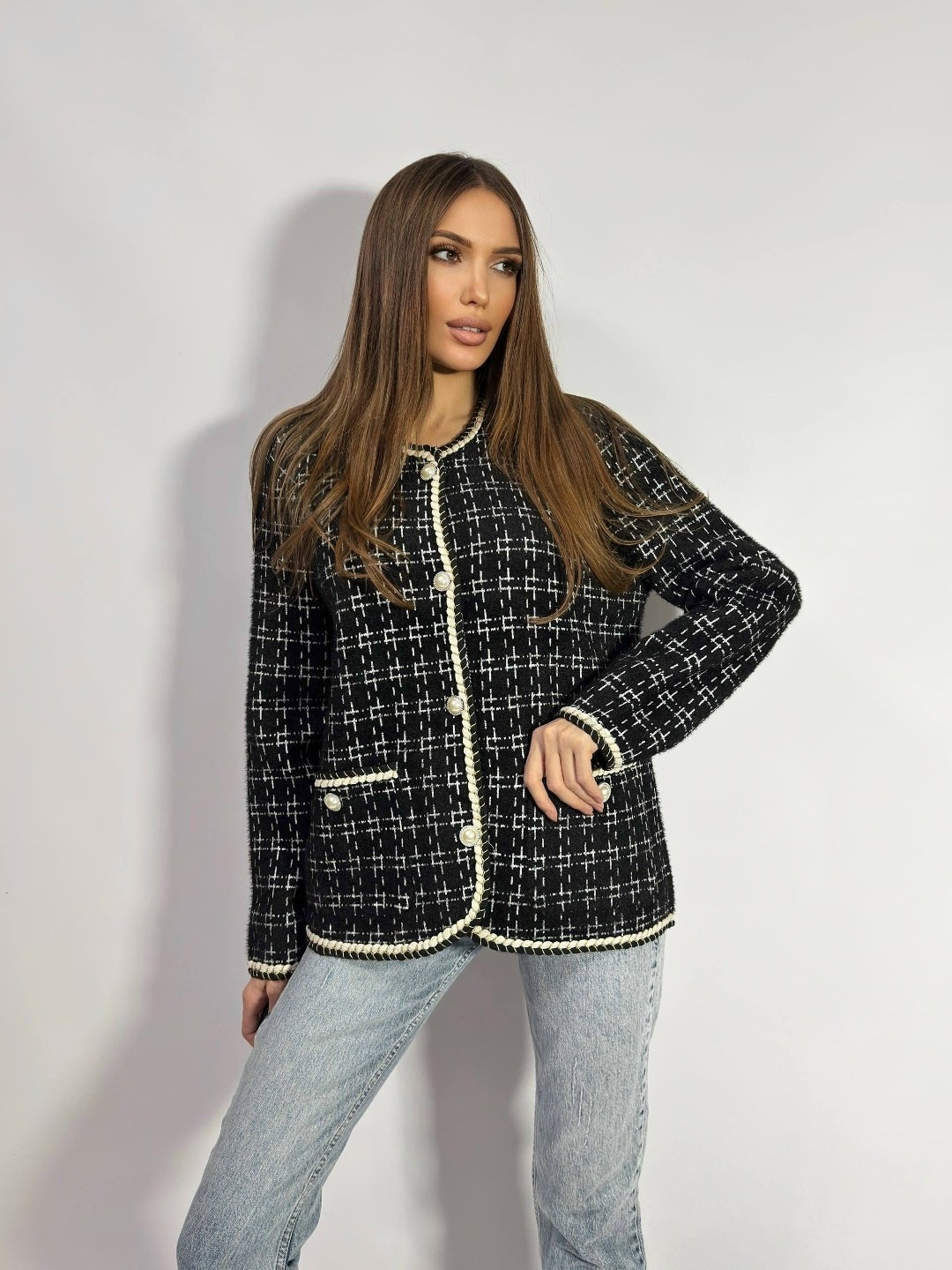 твидовый жакет,жакет,жакет женские,жакет твидовый укороченный,кофта кардиган