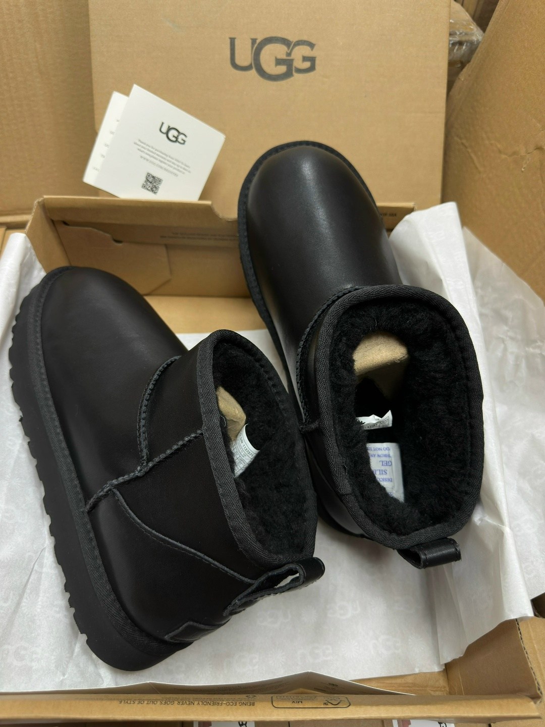 мужские угги ugg classic mini зимние черные,угги мужские,угги кожаные короткие ugg australia,угги ugg,угги зимние