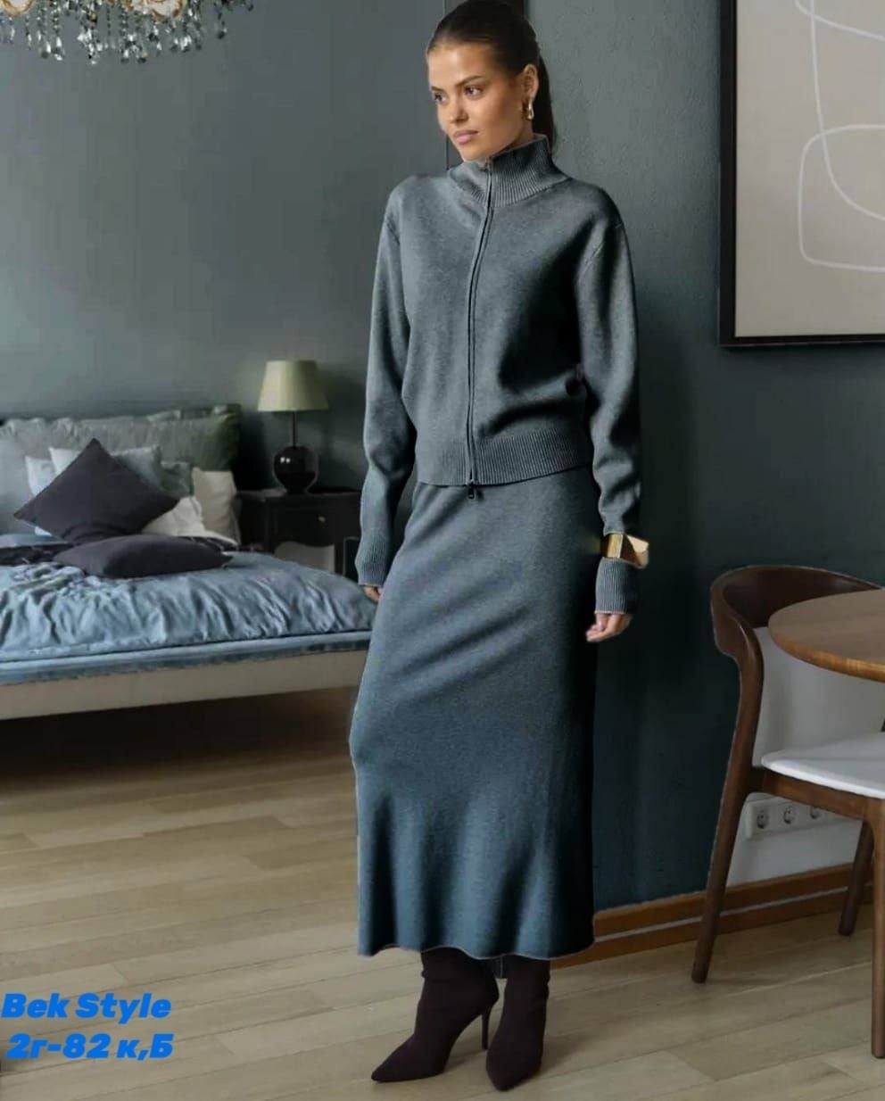 костюм двойка кашемир,костюм женский с юбкой,костюм с юбкой,трикотажный костюм,женский костюм