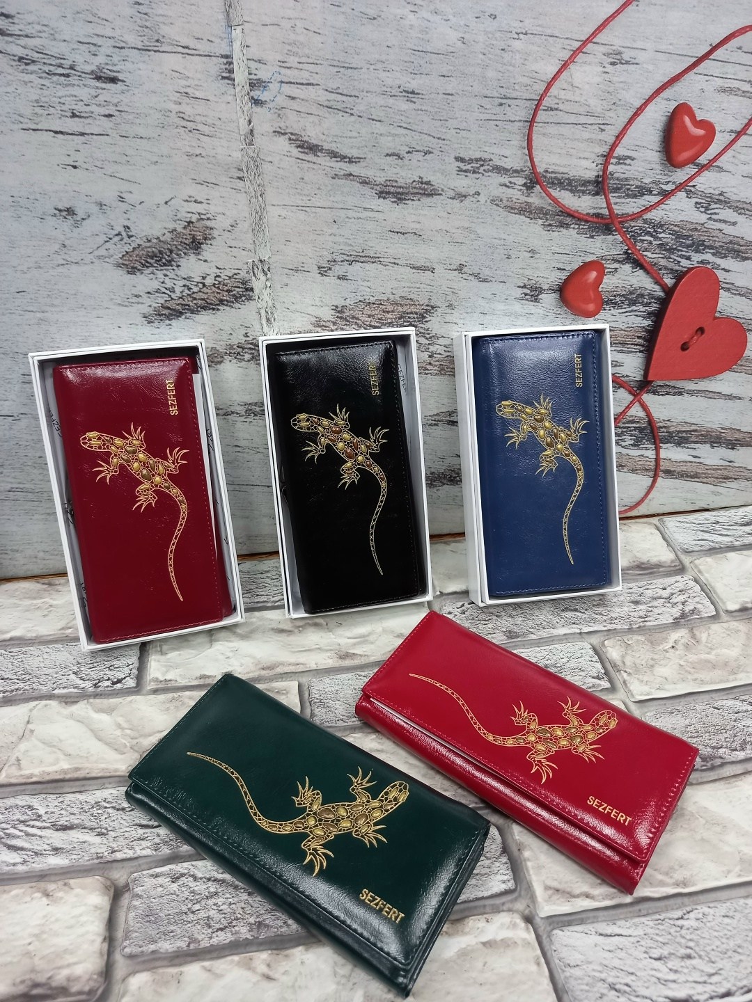 женский кошелек sezfert,женский кошелек из натуральной кожи,кошелек женский sezfert 1012 красный,женские кошельки,кошелек sezfert натуральная кожа 9x19x2