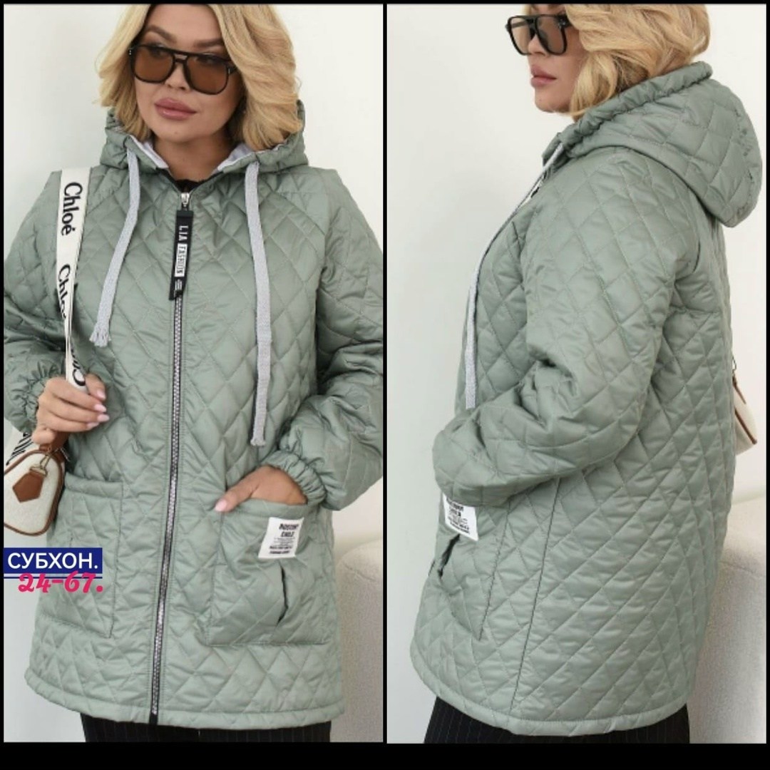 куртка женская,куртка демисезонная женская больших размеров,куртка стеганая,удлиненная куртка,женская куртка больших размеров vvn-1389
