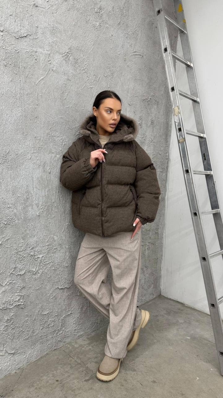 объемный пуховик,куртка женская,стильная куртка,пуховик,куртка пуховик