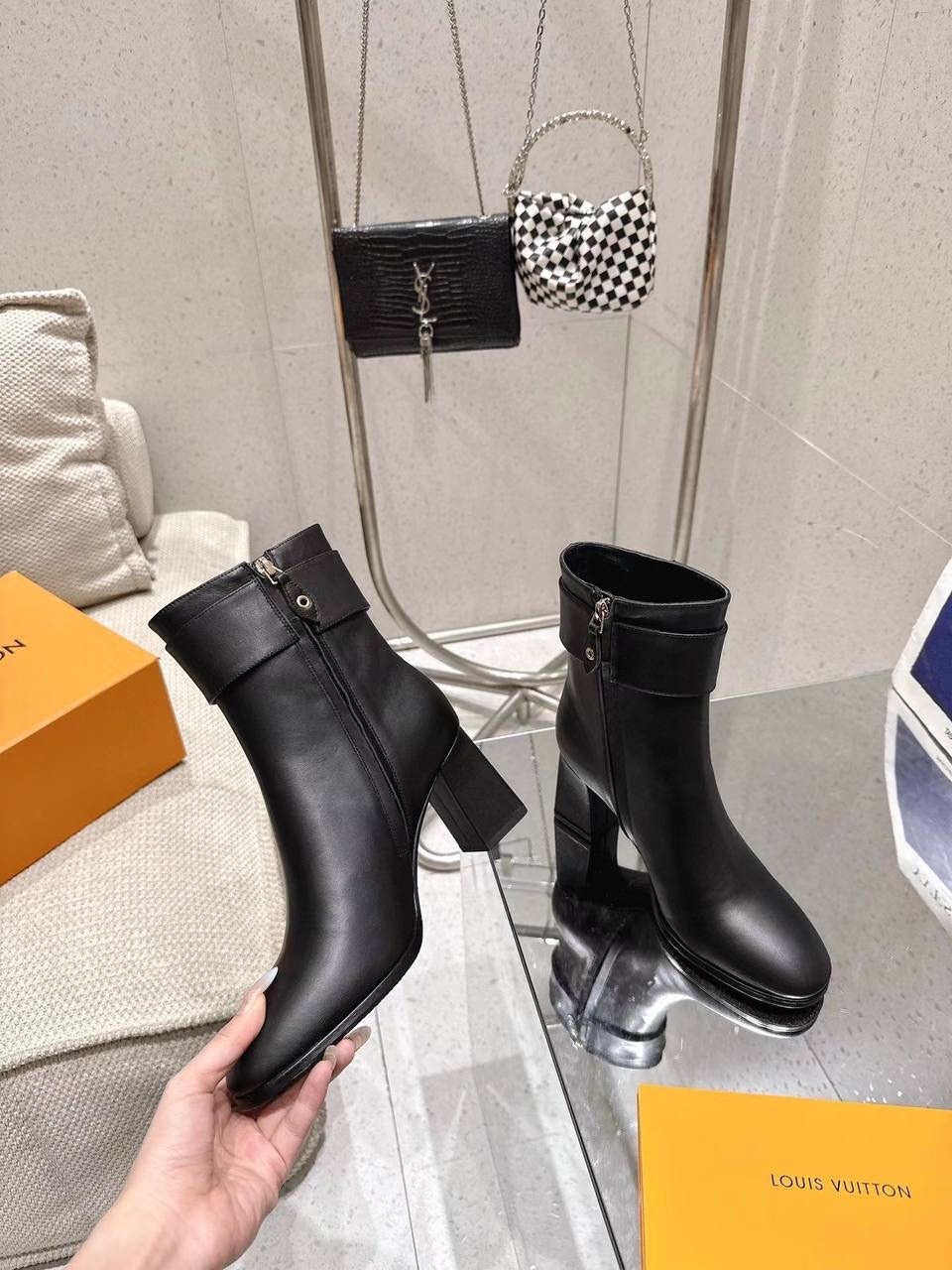 ,женские ботильоны louis vuitton,женская ,ботильоны женские,стильные ботинки