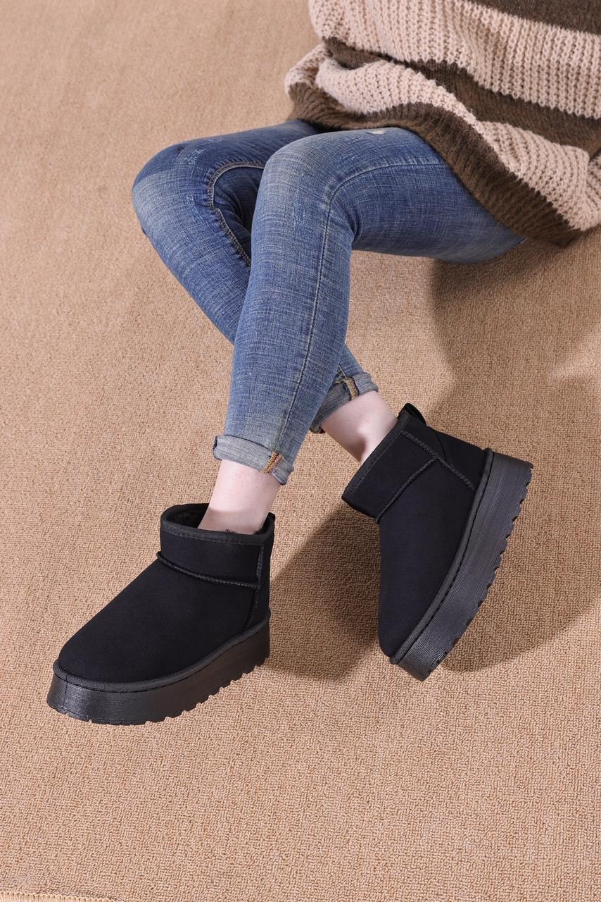 ,угги женские,угги зимние короткие на платформе meitesi,женская зимняя ,угги зимние короткие на платформе