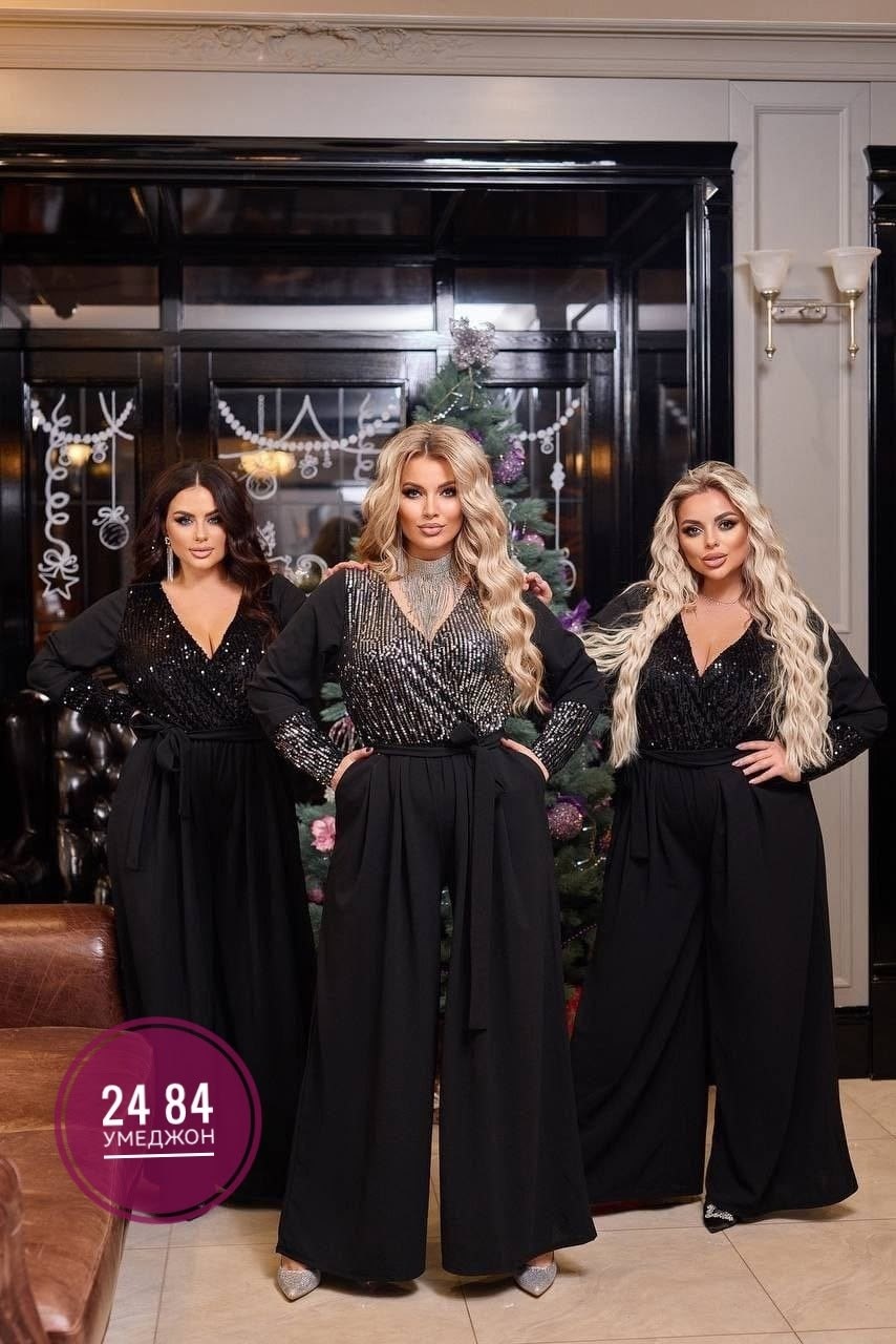 комбинезон женский праздничный,стильный комбинезон,комбинезон праздничный,женские комбинезоны больших размеров,комбинезон вечерний брючный