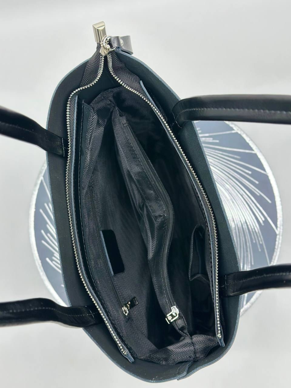 женская сумка шоппер из натуральной кожи,женская кожаная сумка шоппер,женская кожаная сумка шоппер 8688-220 черный,сумка-шоппер,женская сумка шоппер