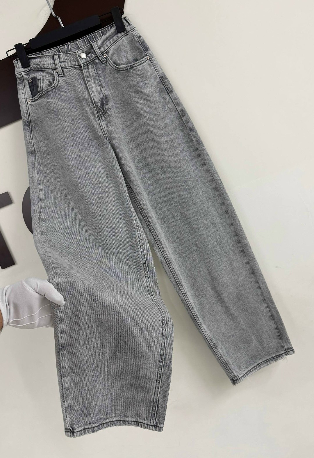 женские джинсы,джинсы широкие,баленсиага бэгги джинс,джинсы серые,стильные джинсы