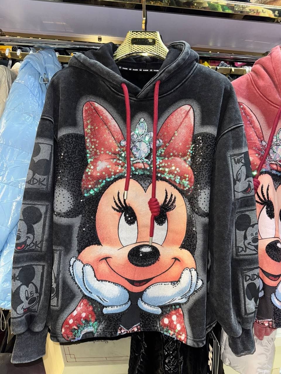 худи vincristine микки маус,свитшот для девушек,модная толстовка,толстовки оверсайз,свитшот на флисе
