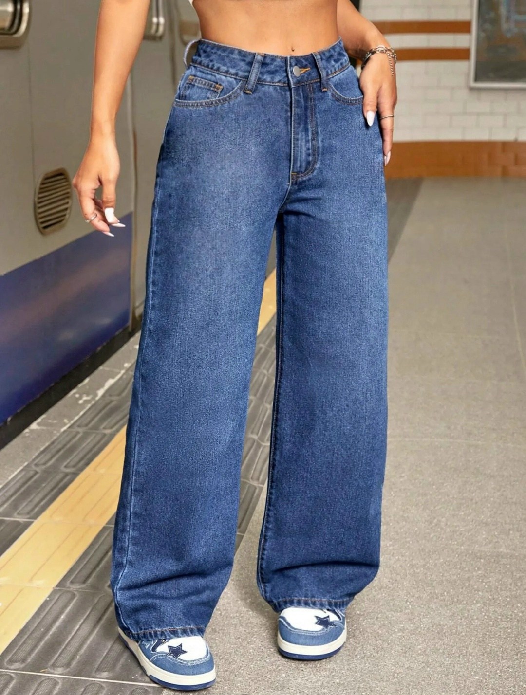 джинсы широкие,женские широкие джинсы,джинсы клеш широкие для высоких,джинсы женский noa синий широкие,широкие прямые джинсы