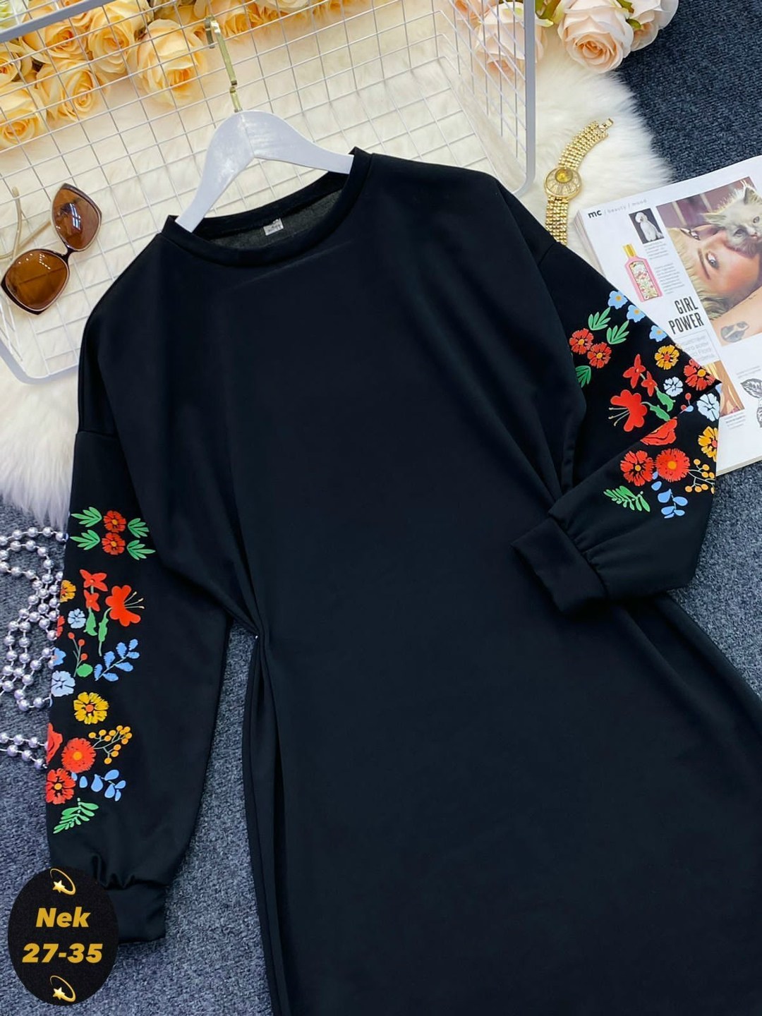 платье с вышитыми рукавами,платье ткань трикотаж,трикотажные женские платья,платье для женщин,платье