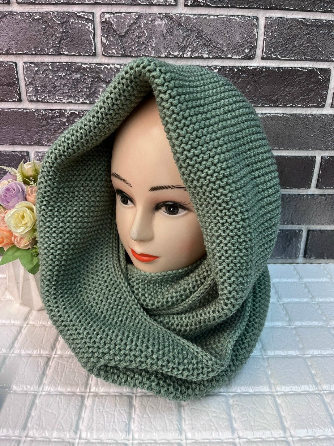 снуд,снуд шарф,снуд женский вязаный,снуд женский,шарф снуд хомут