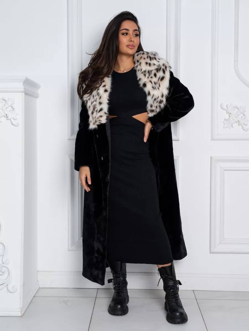 шуба искусственная из экомеха под норку ost.rich,шуба из экомеха норка,длинная шуба под норку,шуба,шуба норковая