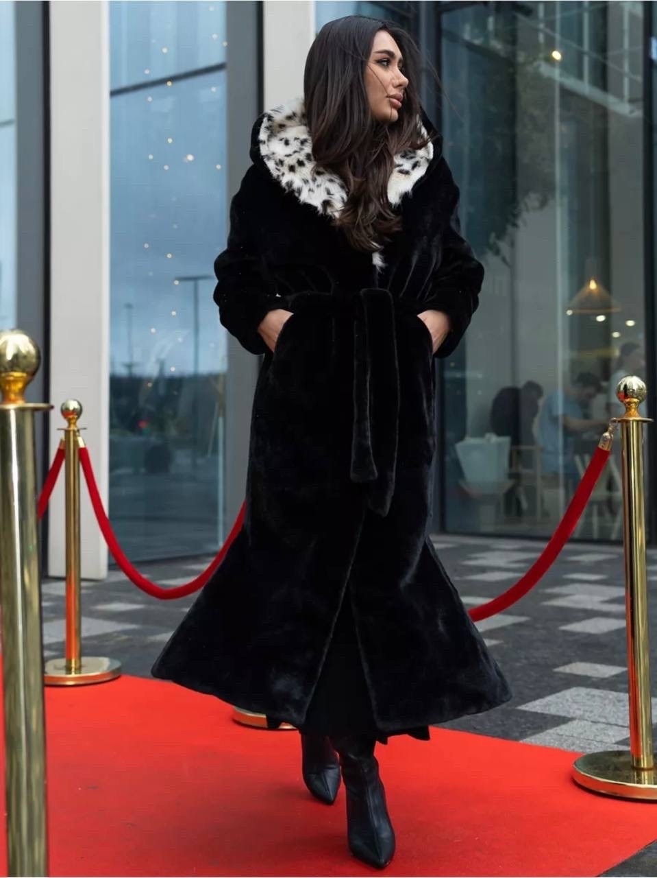 шуба искусственная из экомеха под норку ost.rich,шуба из экомеха норка,длинная шуба под норку,шуба,шуба норковая