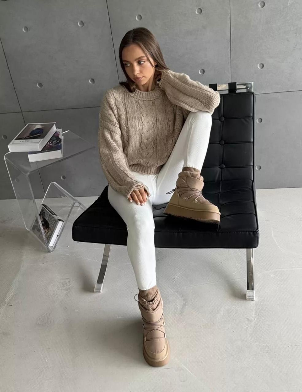 дутики непромокаемые зимние на платформе birkabrand,,дутики,дутики непромокаемые зимние на платформе birkabrand цвет светло-бежевый,дутики женские