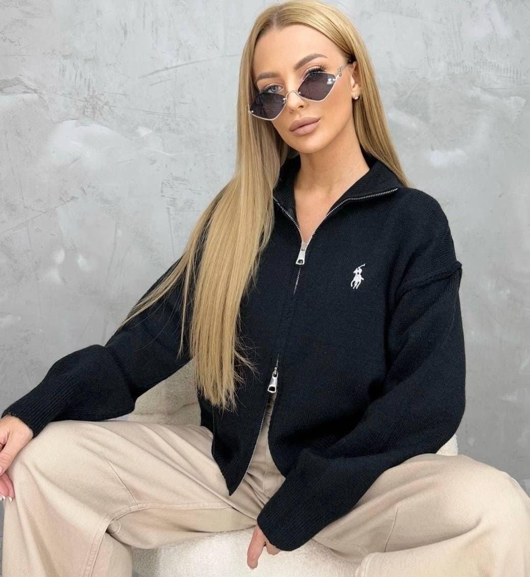 кофта женская на молнии,свитер оверсайз на молнии chpay,кофта кардиган,женский свитер на молнии,кофта женская