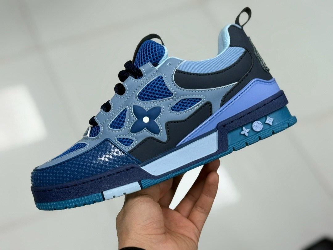 кроссовки louis vuitton,кроссовки луи виттон,кроссовки бело-синие луи виттон,кроссовки луи виттон trainer мужские,кроссовки louis vuitton trainer