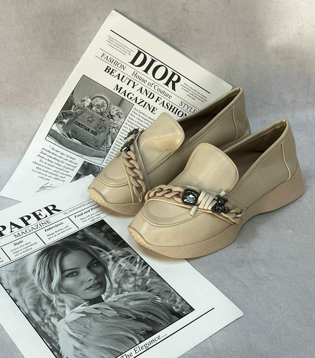 ,лоферы женские,женская ,бежевые лоферы,chanel лоферы