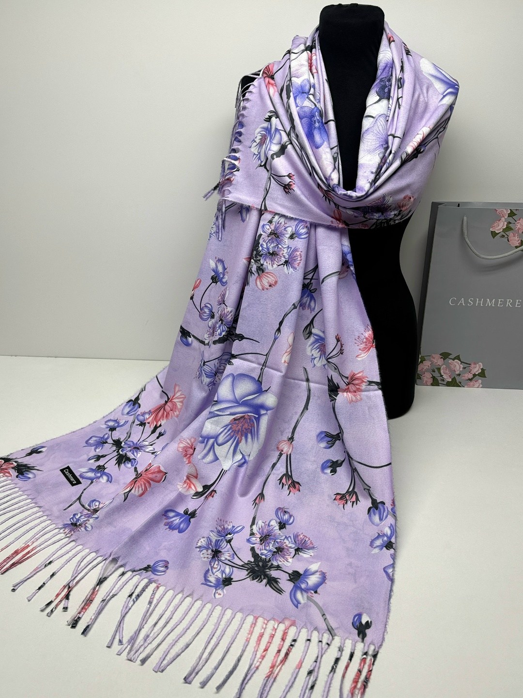 палантин кашемировый двусторонний шарф,палантин кашемировый двусторонний,палантин женский,шарфы и палантины,платки шарфы палантины