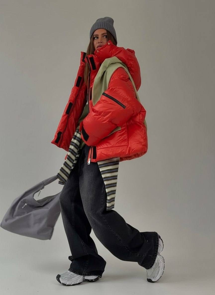 куртка стильная,куртка оверсайз,удлиненная куртка,пуховик,женские пуховики