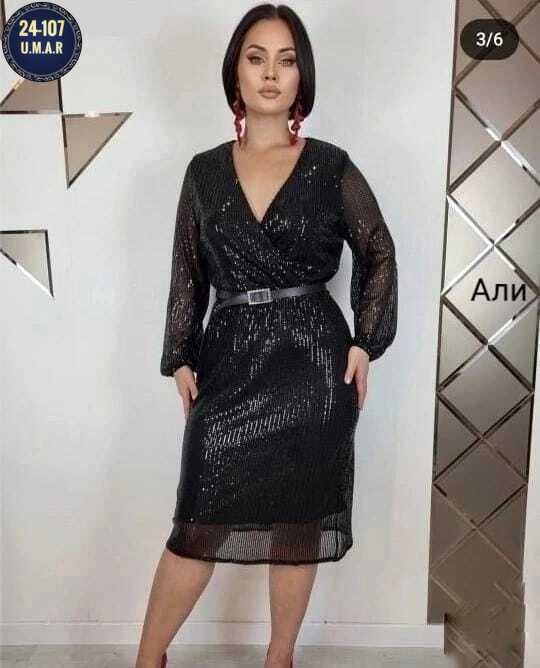 женское платье с блестками,платье из пайеток,нарядное платье,платье с пайетками больших размеров,приталенное платье