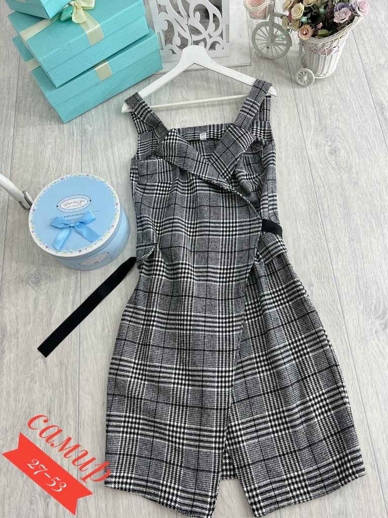 стильный сарафан,теплый сарафан,сарафан из твида,сарафан модный,сарафан