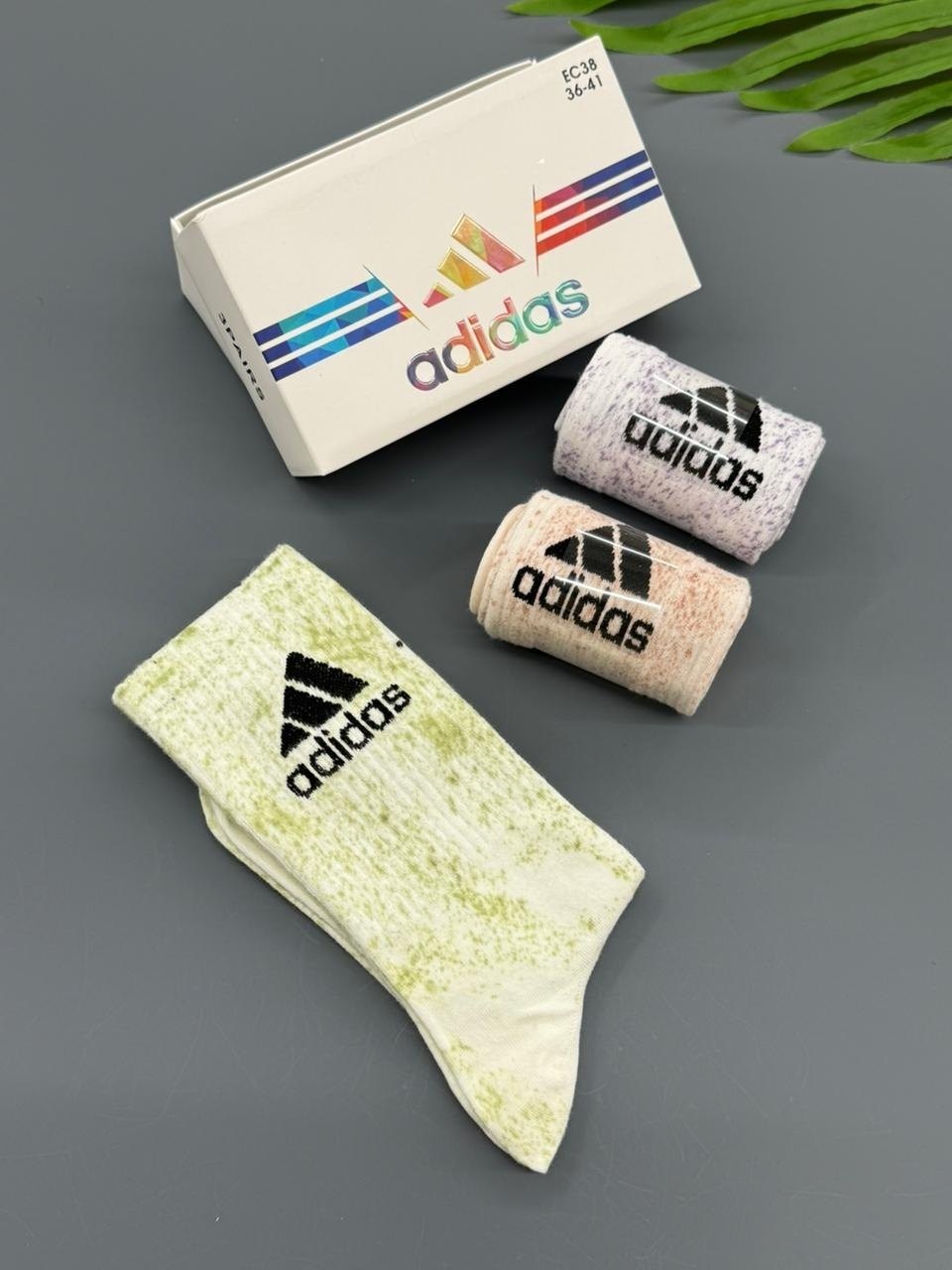 комплект носков adidas,носки женские adidas,набор носков adidas,набор женские носки,носки адидас