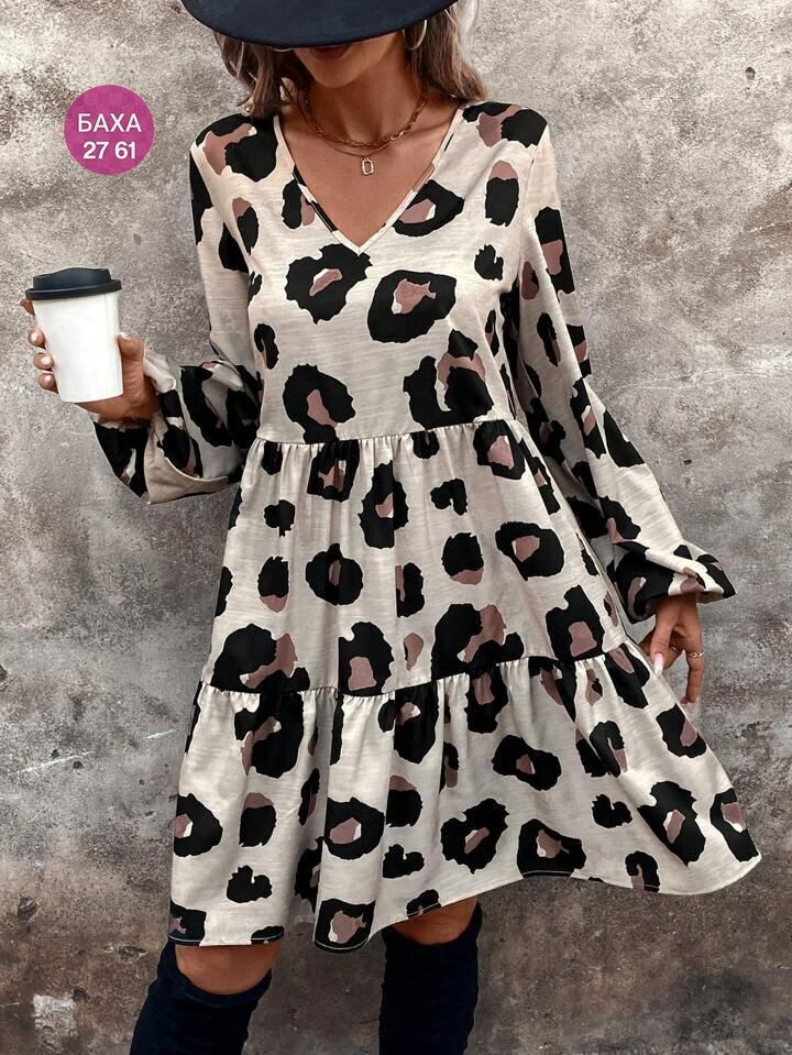 платье с леопардовым принтом,платье женская,леопардовые платья,стильное платье,модное платье
