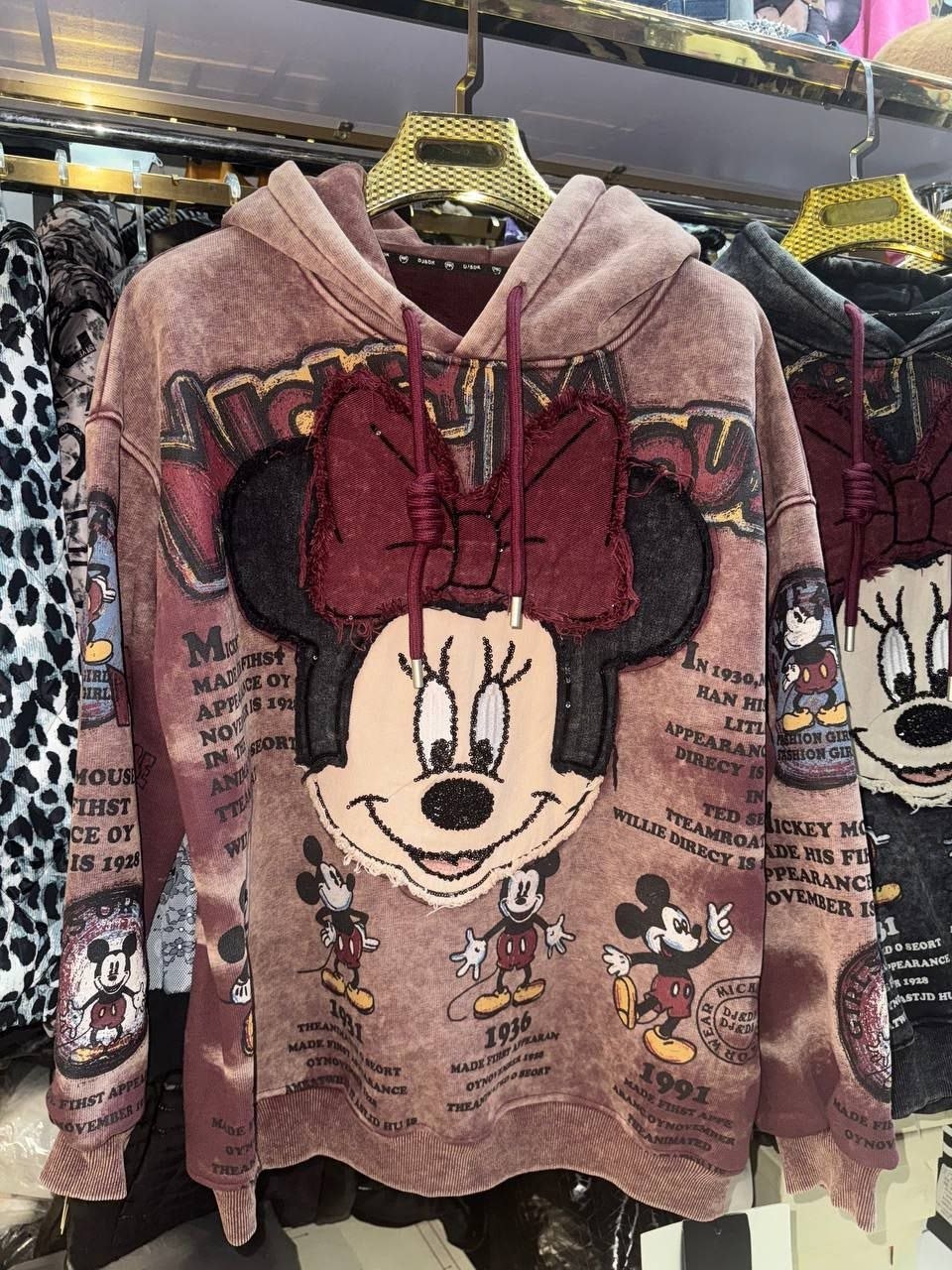 худи vincristine микки маус,свитшот для девушек,модная толстовка,толстовки оверсайз,свитшот на флисе