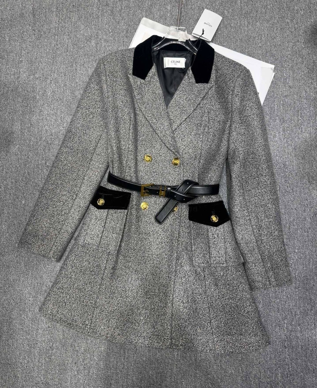 пальто женское серое,пальто модное,пальто женские,серое пальто,пальто сен лоран