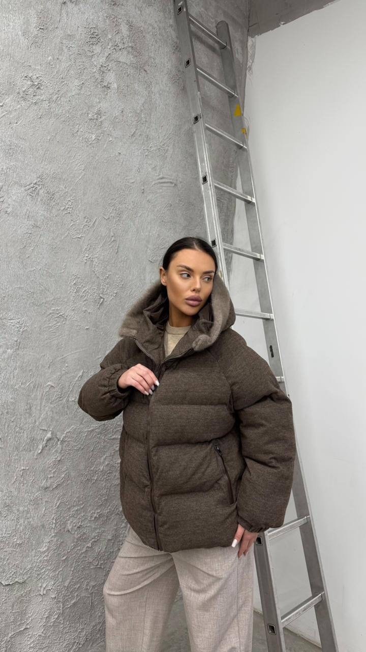 объемный пуховик,куртка женская,стильная куртка,пуховик,куртка пуховик