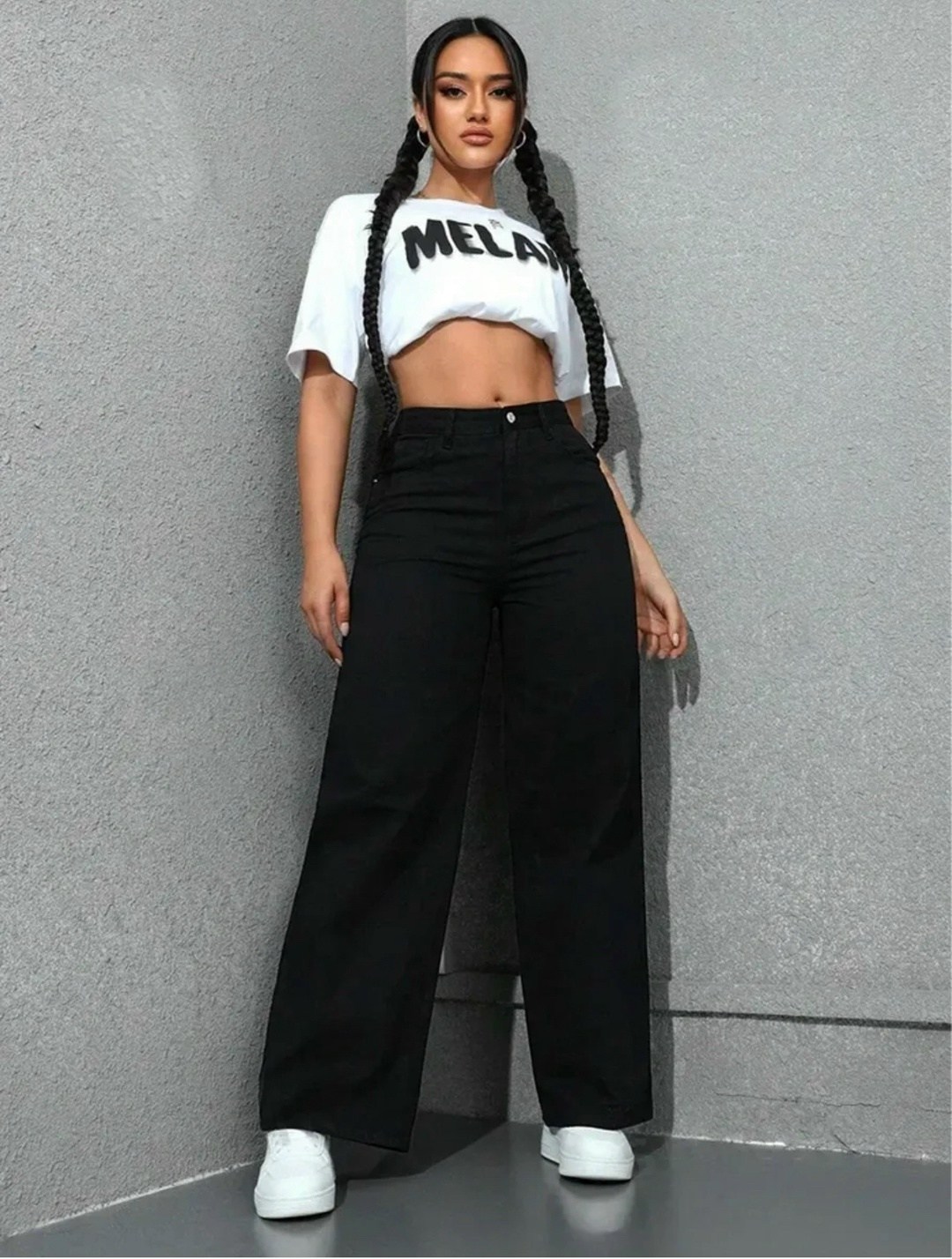 джинсы широкие палаццо черные,джинсы женский черный глубокий черный палаццо,черные джинсы широкие,широкие джинсы,черные джинсы женские