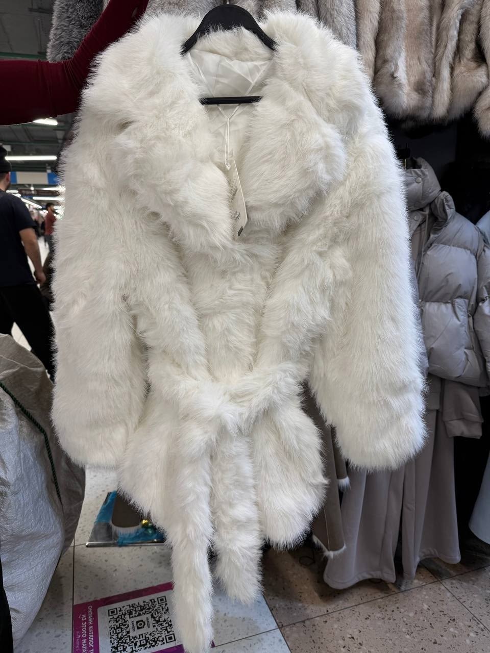 женская шуба,шуба искусственная укороченная с длинным ворсом bynati,шубка из искусственного меха,шуба,шубка