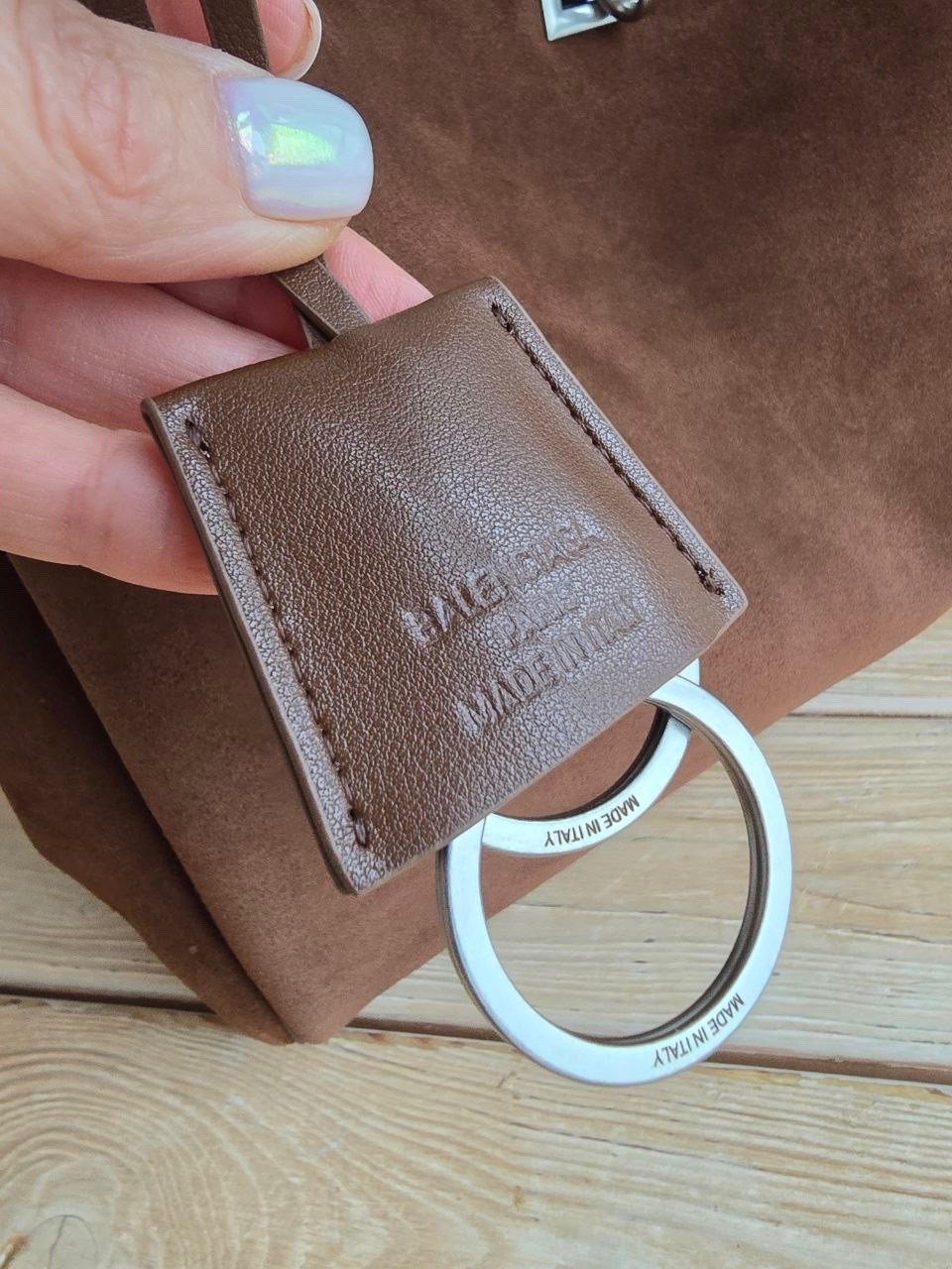 сумка demellier 56-30-34 натуральная замша большой размер,замшевая сумка,сумка замшевая коричневая,сумка замшевая коричневая llevalelo,сумка женская замшевая