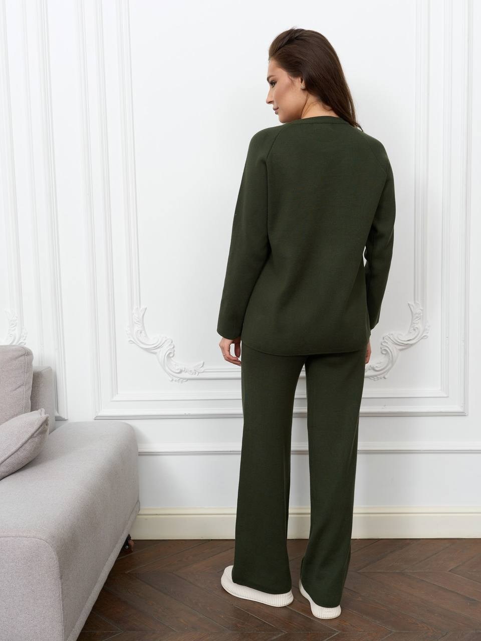 трикотажные костюмы,трикотажный вязаный костюм с брюками,костюмы брючные,кашемировый брючный костюм,костюмы трикотажные палаццо женские брючные