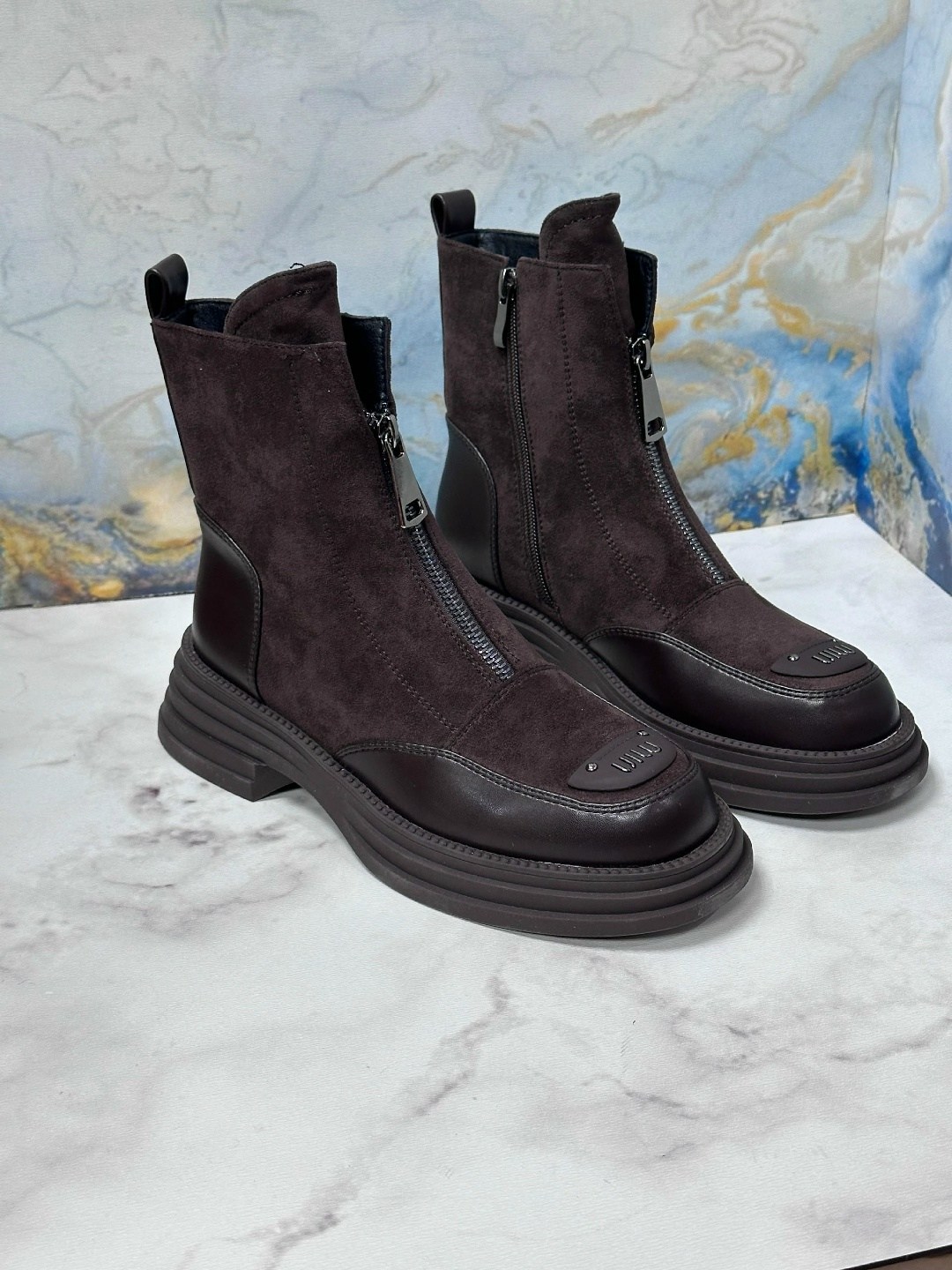 женские полусапоги bugatti коричневые,,ботинки,ботинки женские,женская