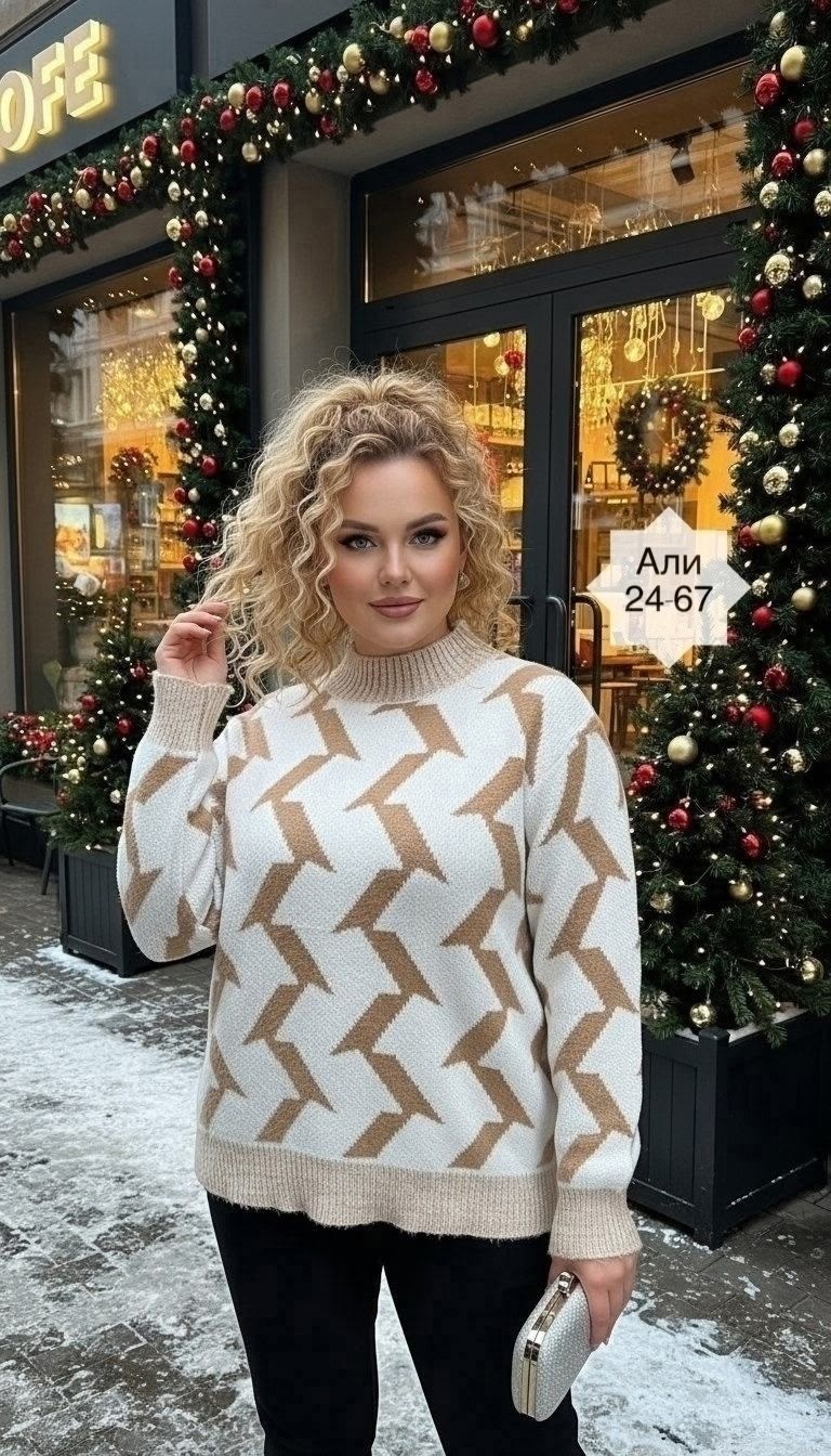 свитер женский,кофта женская,вязаные свитера женские,теплый свитер больших размеров niki&anni,вязаные свитера