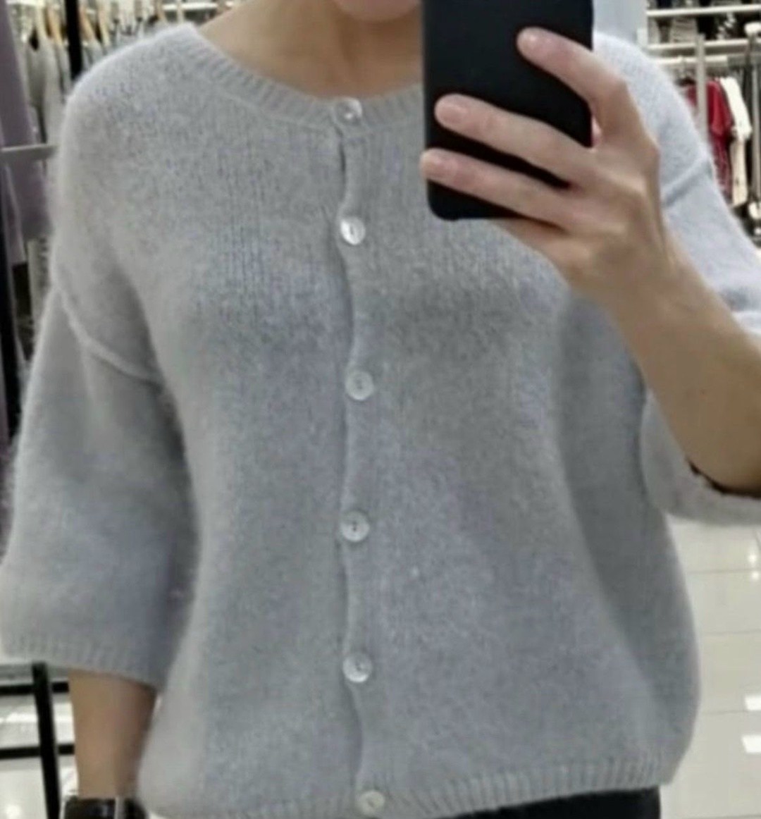 мохеровый кардиган регланом сверху,кардиган спицами регланом сверху из мохера,вязаный кардиган,кардиган спицами,кардиган на пуговицах из мохера спицами