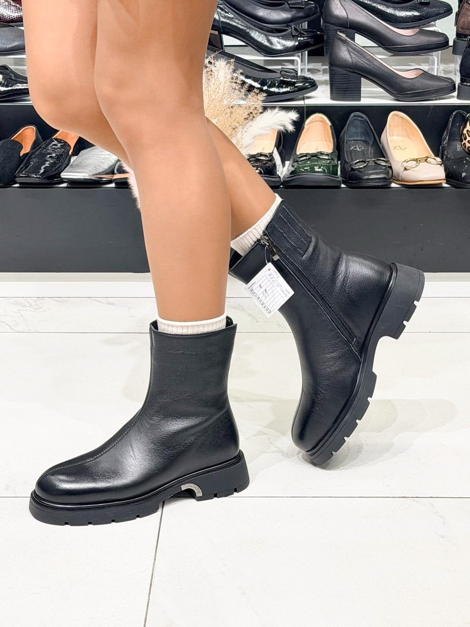 ,ботинки,ботинки женские,кожаные ботинки на каблуке демисезонные obba 261893881,женская