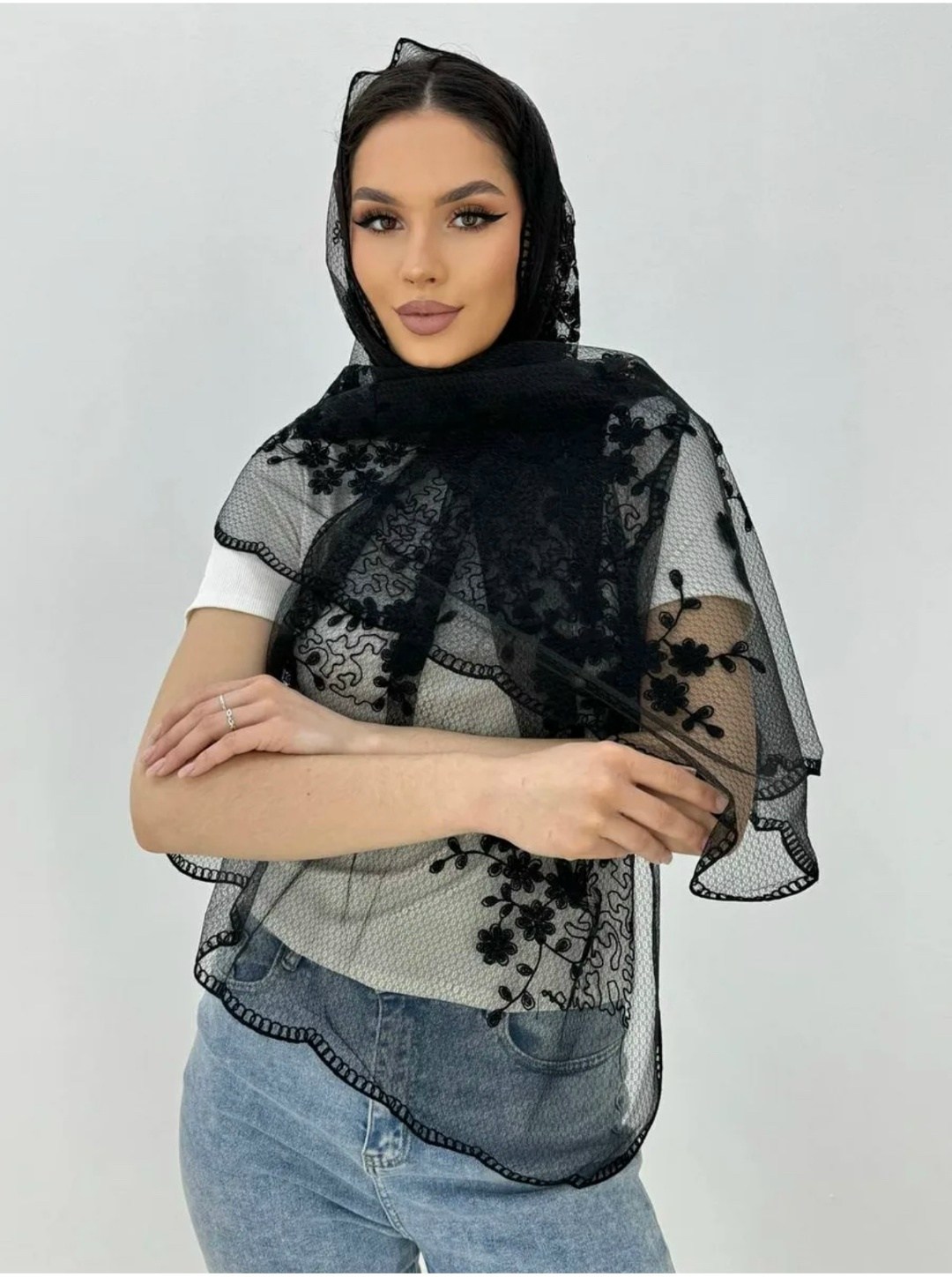 кружевной палантин,женские платки,кружевной платок,платок шарф накидка церковный,шарф накидка