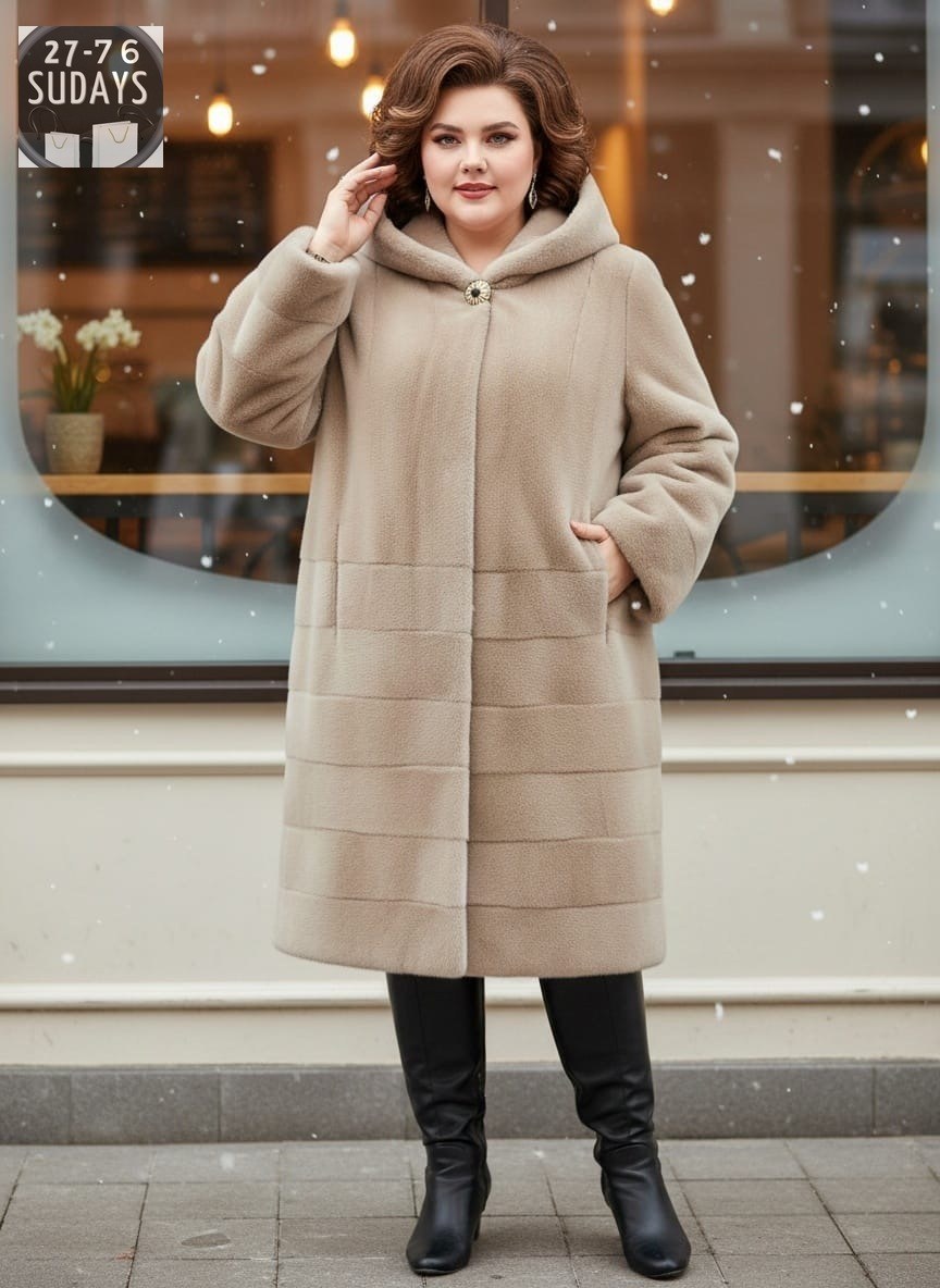 экошуба женская артикул 661-1-043,верхняя одежда для женщин,пальто женские,меха и мода,пальто