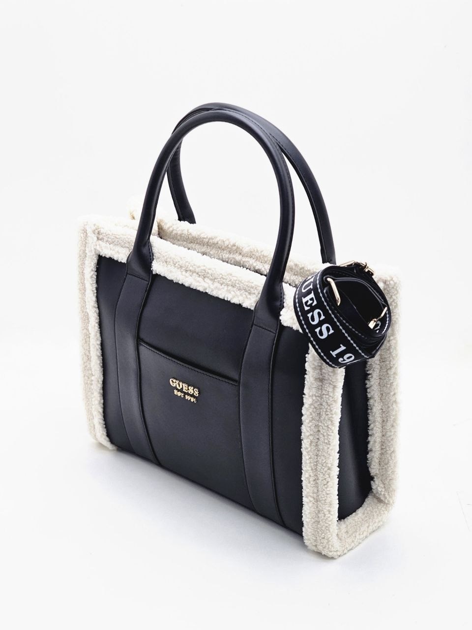 сумка женская guess,сумка женская,сумка,сумка женская с мехом 35х28 см,сумка guess