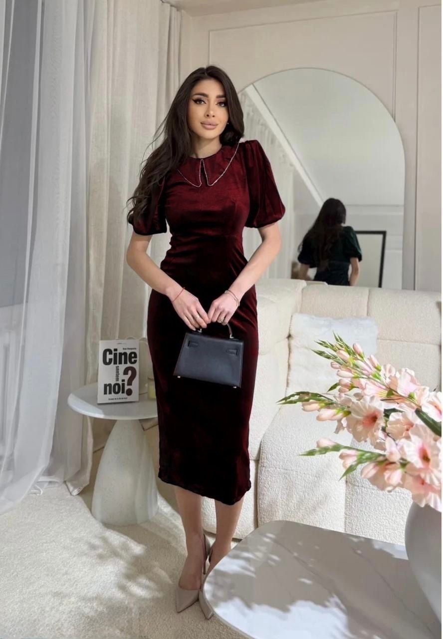 стильное платье,элегантное платье,модное платье,платье черное,платье велюр