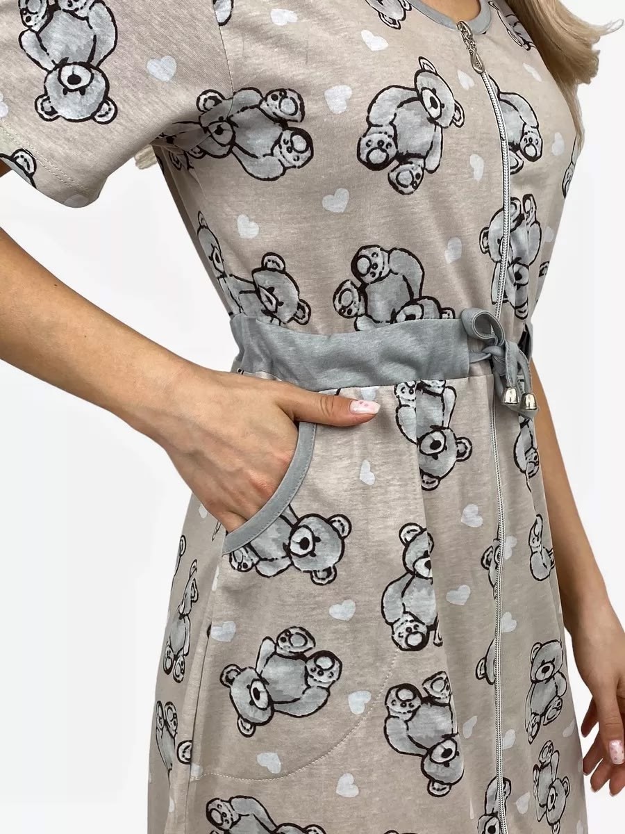 халаты женские домашние,халаты женские,карманы на домашнем халате,халат женский домашний на молнии,халат женский для дома