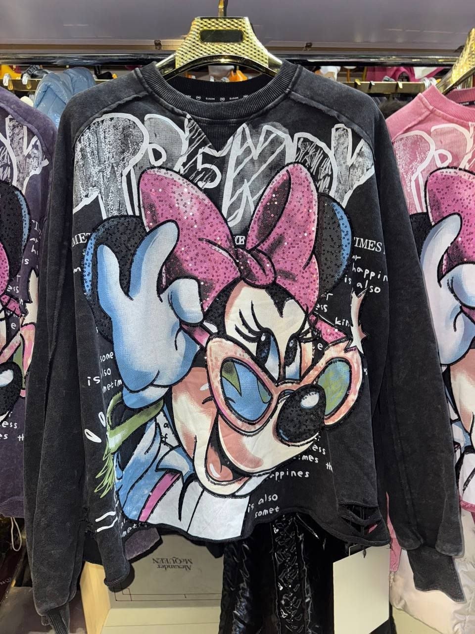 свитшот женская,свитшот варенка миккимаус amour closet,свитшот оверсайз с принтом "микки маус",оверсайз толстовка,свитшот оверсайз