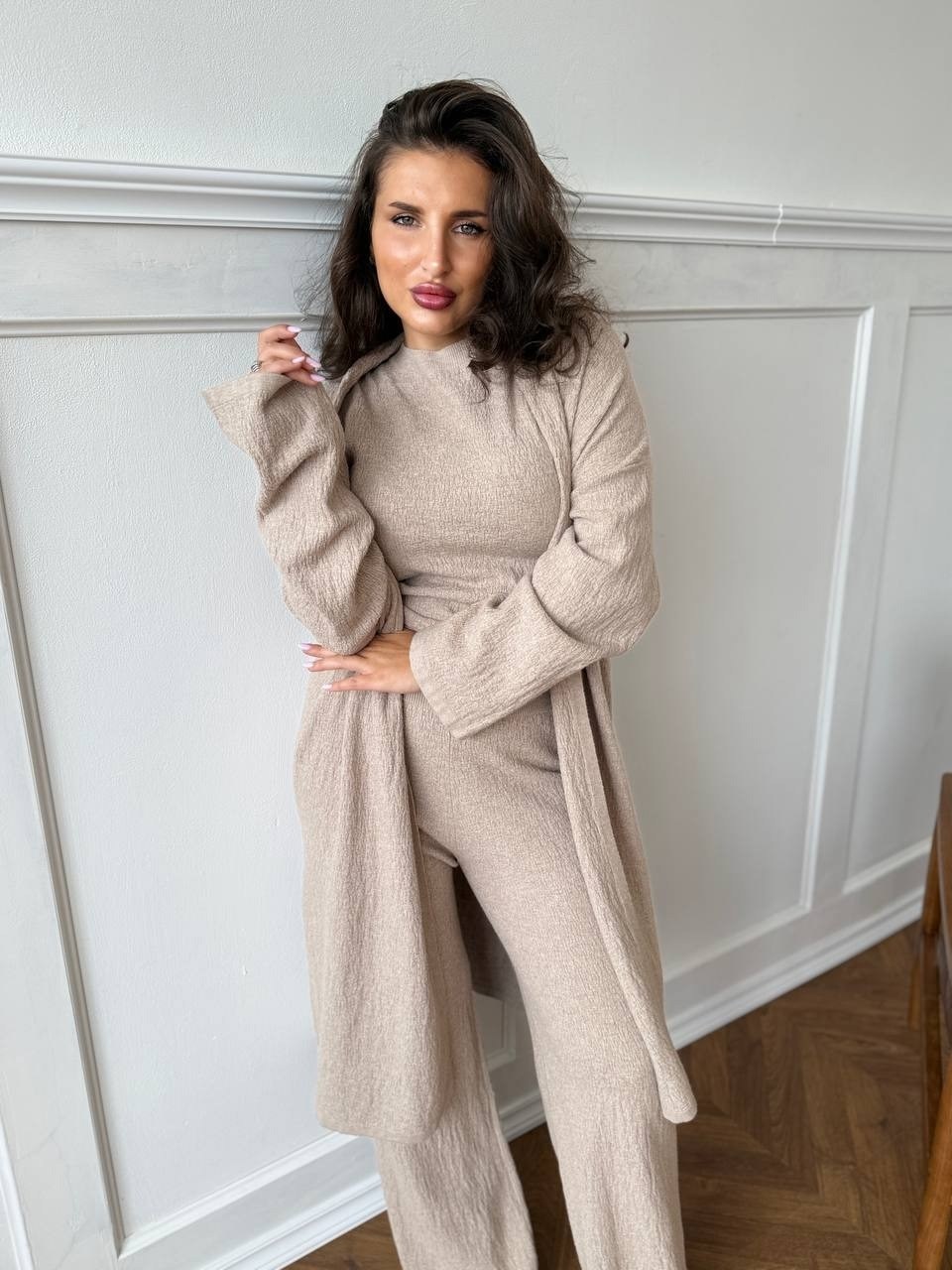 костюм с кардиганом,костюм трикотажный,вязаные костюмы,костюм из кашемира,костюм тройка с кардиганом