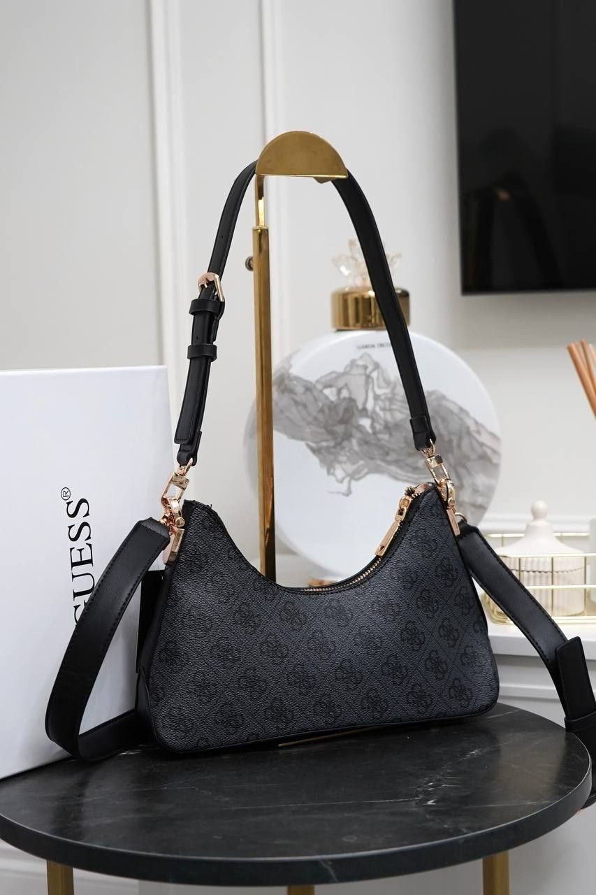 сумка guess,сумка женская guess,guess сумка на плечо,guess сумка на плечо кросс-боди,сумка через плечо malva mini hobo bla guess женская