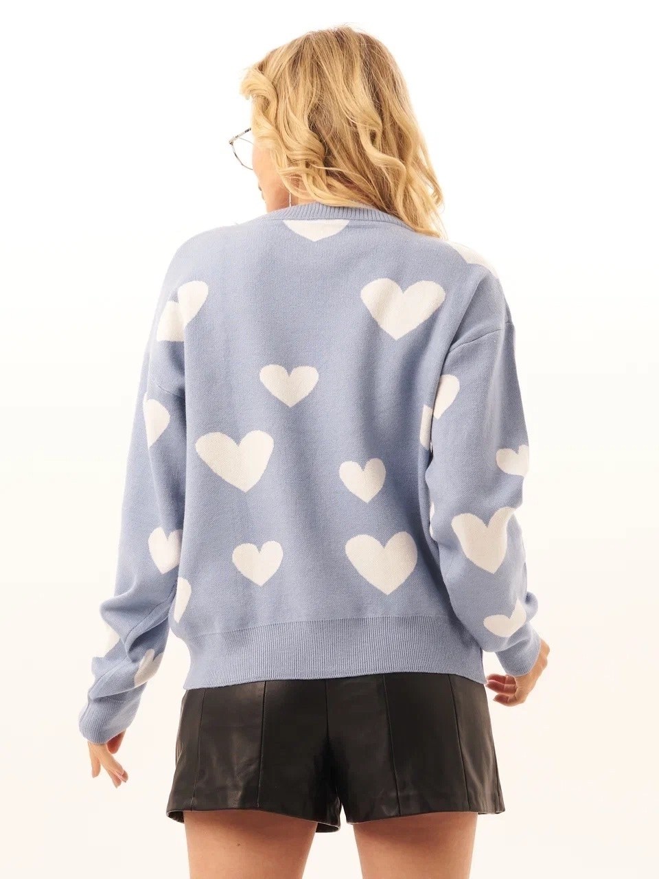 женская кофта,очки имиджевые прозрачные,очки для зрения,джемпер оверсайз,очки имиджевые