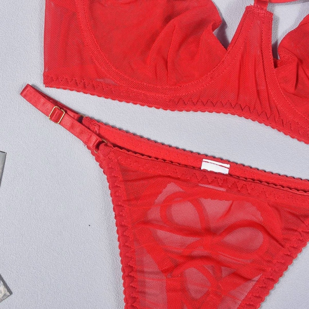 комплект сексуального нижнего белья,сексуальное нижнее белье,эротический комплект нижнего белья,сексуальное женское нижнее белье xiktop из красного тюля на бретельках,эротическое белье из веревочек