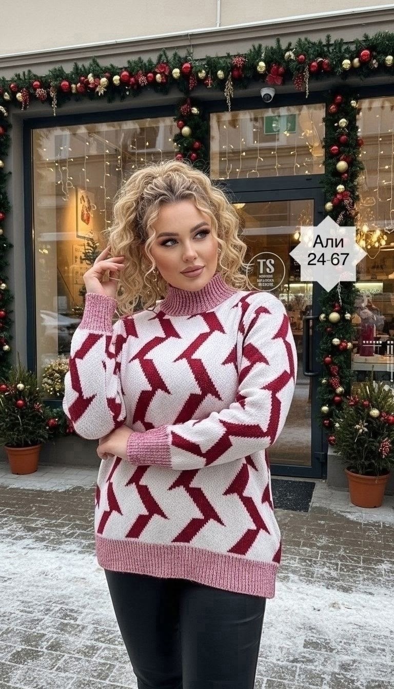 свитер женский,кофта женская,вязаные свитера женские,теплый свитер больших размеров niki&anni,вязаные свитера