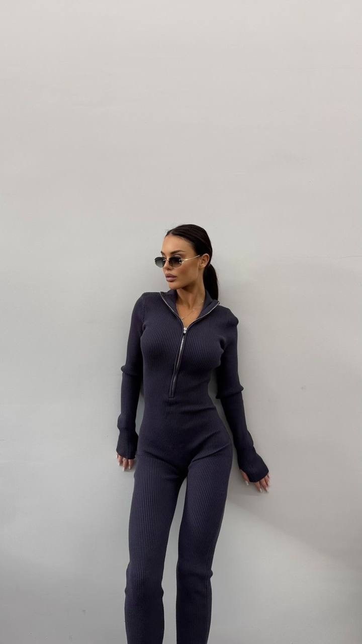 комбинезон женский,комбинезон женский в рубчик,трикотажный комбинезон,спортивный комбинезон,брючный комбинезон